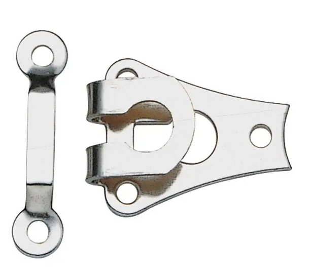 2 Hosen-/ Rockhaken 12mm silber 2 Hosen-/ Rockhaken 12mm silber