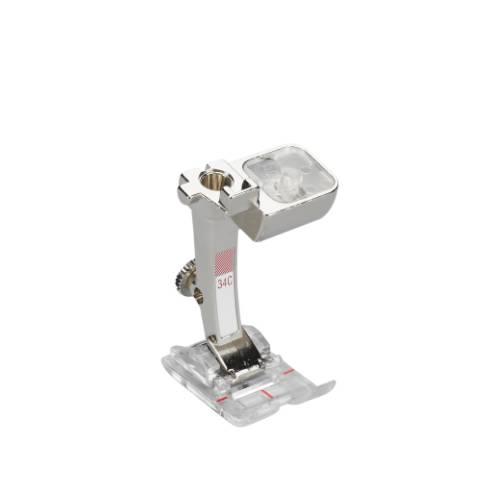 Bernina Rücktransportfuß Nr. 34C mit transparenter Sohle