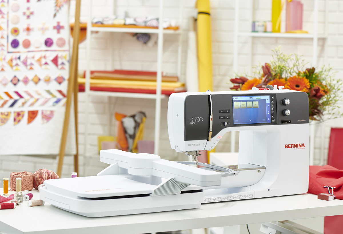 Bernina 790 PRO inkl. SDT Stickmodul mit neuen Features