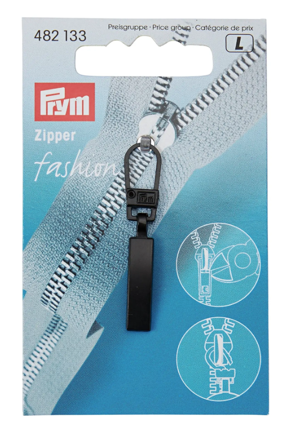 Fashion-Zipper, Classic, schwarz