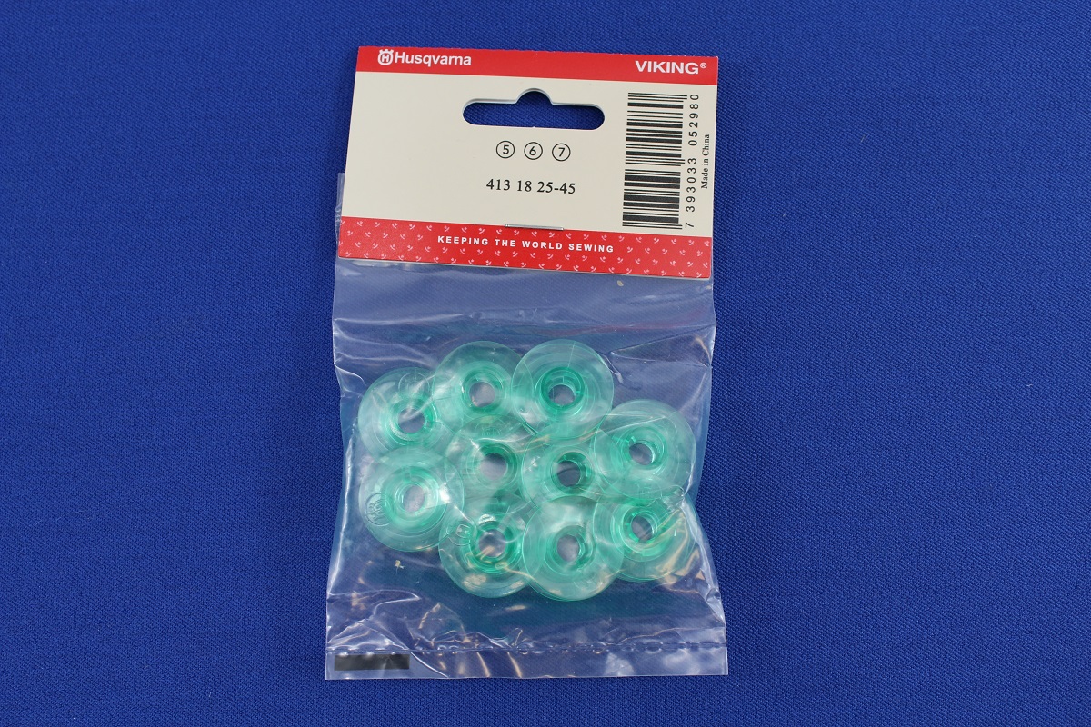Husqvarna Viking Spulen in grün (10Stück) Husqvarna Viking Spulen in grün (10Stück)