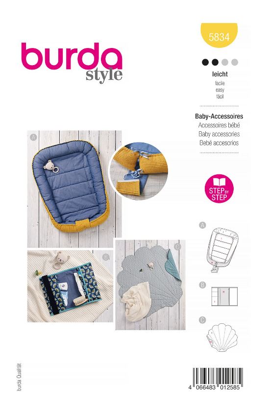 burda Schnitt 5834 "Baby Accessoires" burda Schnitt 5834 "Baby Accessoires"