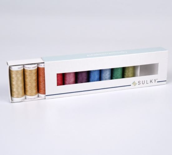 Sulky POLY SPARKLE 30 - Colour Wheel (10x265m Spulen)