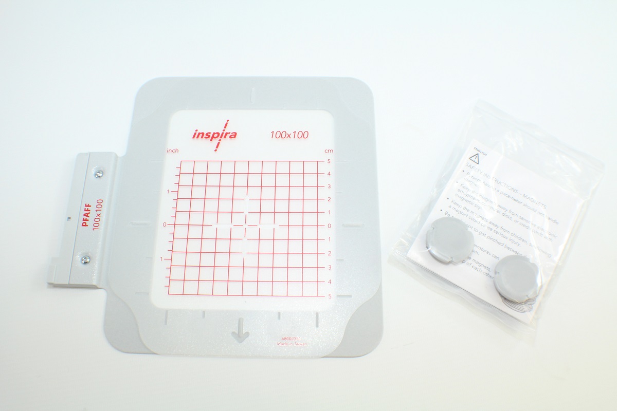 Original PFAFF creative PETITE METAL HOOP 100 x 100 mm Stickrahmen Original PFAFF creative PETITE METAL HOOP 100 x 100 mm Stickrahmen