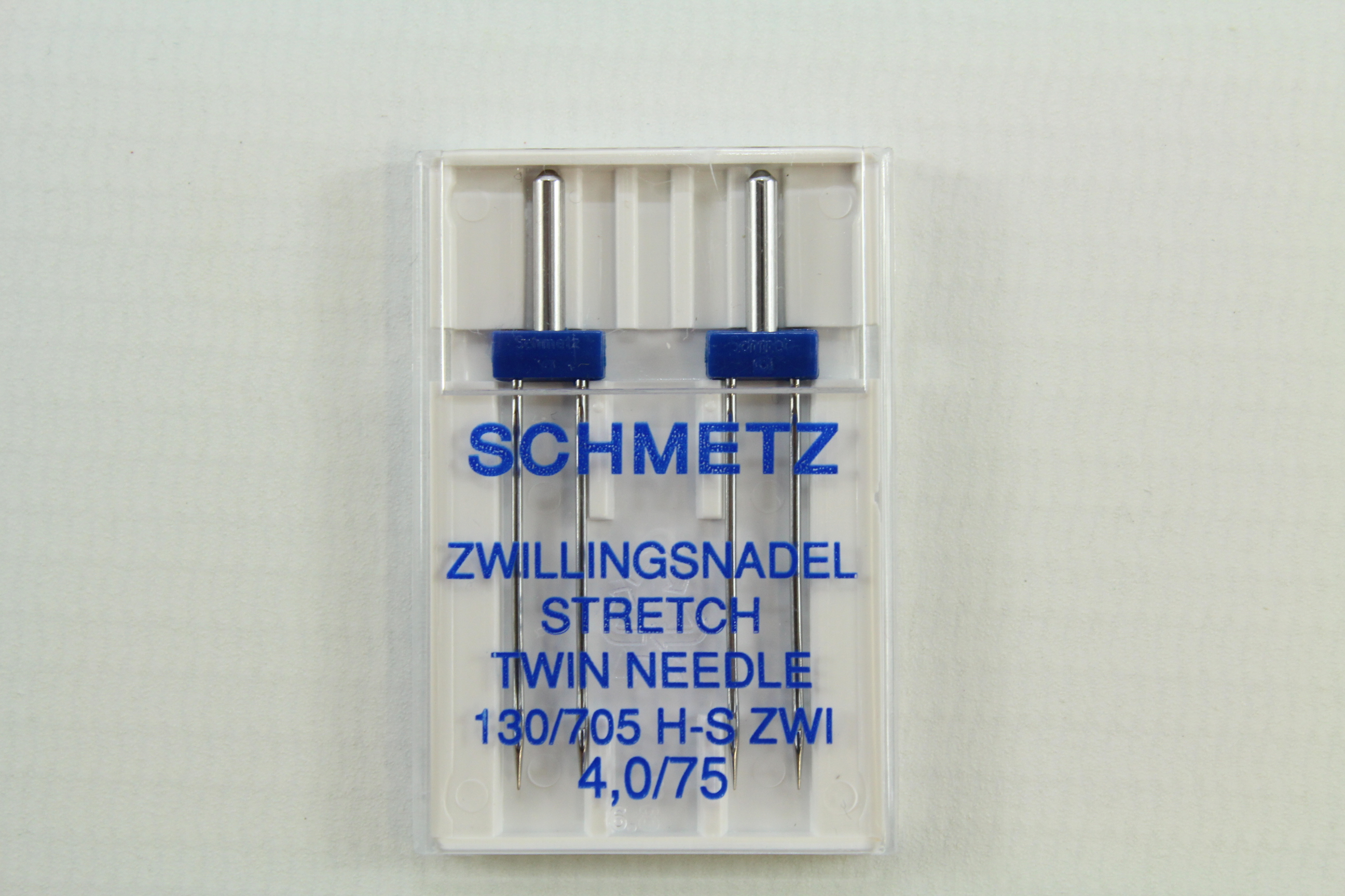 Schmetz Zwillingsnadel Stretch 130/705 H-S ZWI 4,0/75 (2 Nadeln)