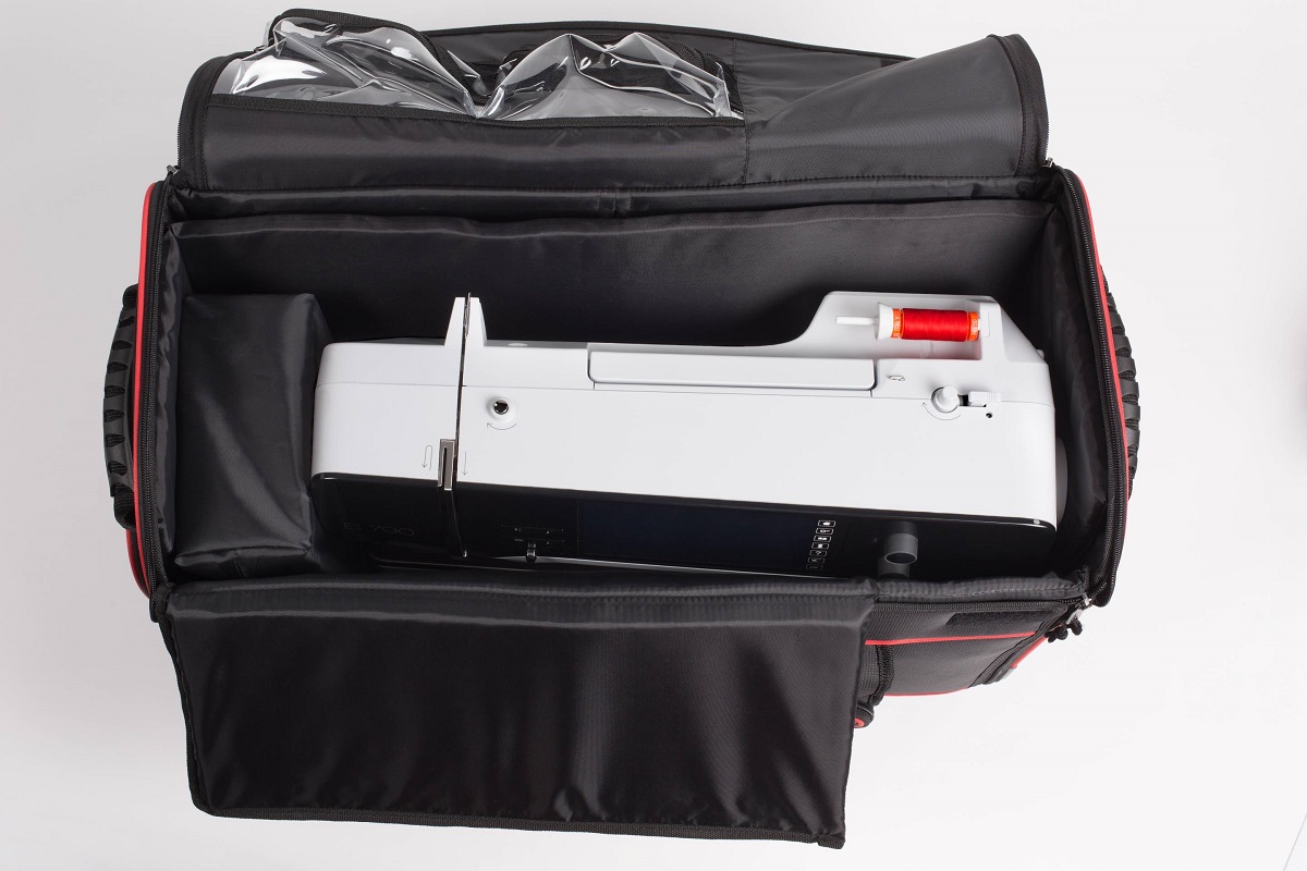 BERNINA Kombi Paket Trolley XL und Stickmodultasche XL für die 7er und 8er Serie
