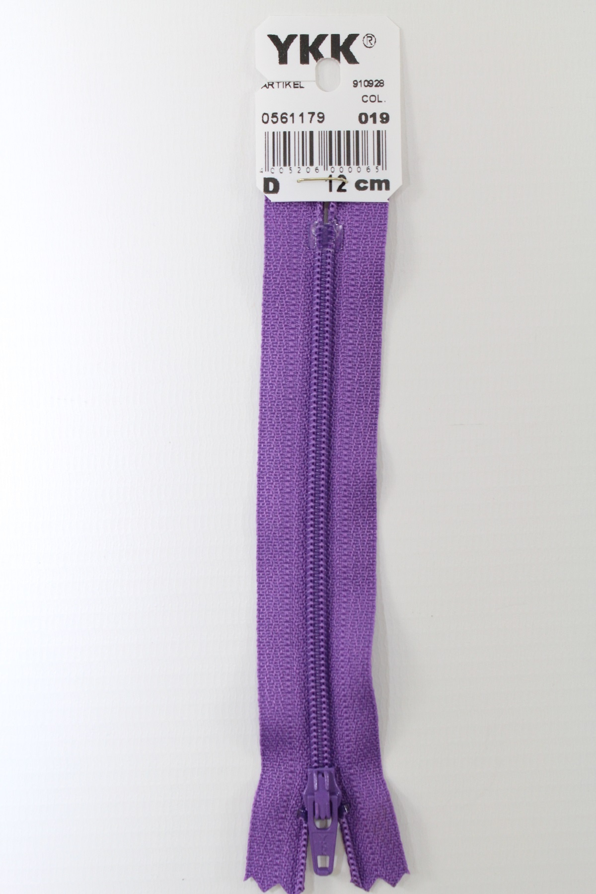 YKK-Reissverschluss 12cm-60cm, nicht teilbar, rotlila YKK-Reissverschluss 12cm-60cm, nicht teilbar, rotlila