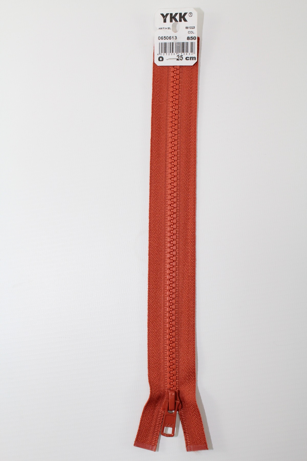 YKK - Reissverschlüsse 25 cm - 80 cm, teilbar, rost