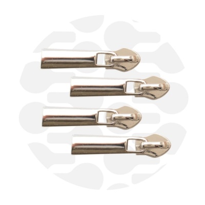 1 Reissverschluss-Schieber Classic für Nylon Spirale Farbe Silber 1 Reissverschluss-Schieber Classic für Nylon Spirale Farbe Silber