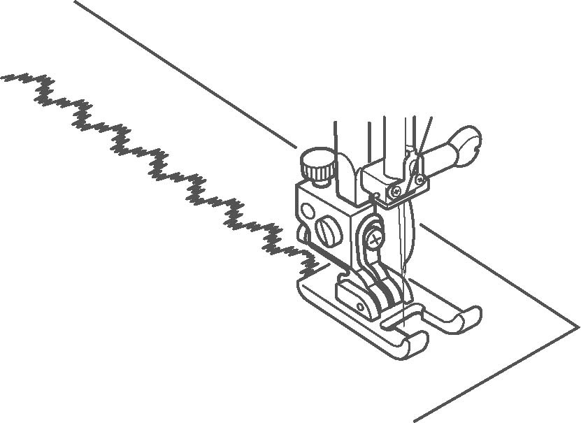 ELNA / JANOME offener Applikationsfuss F2 (9mm)