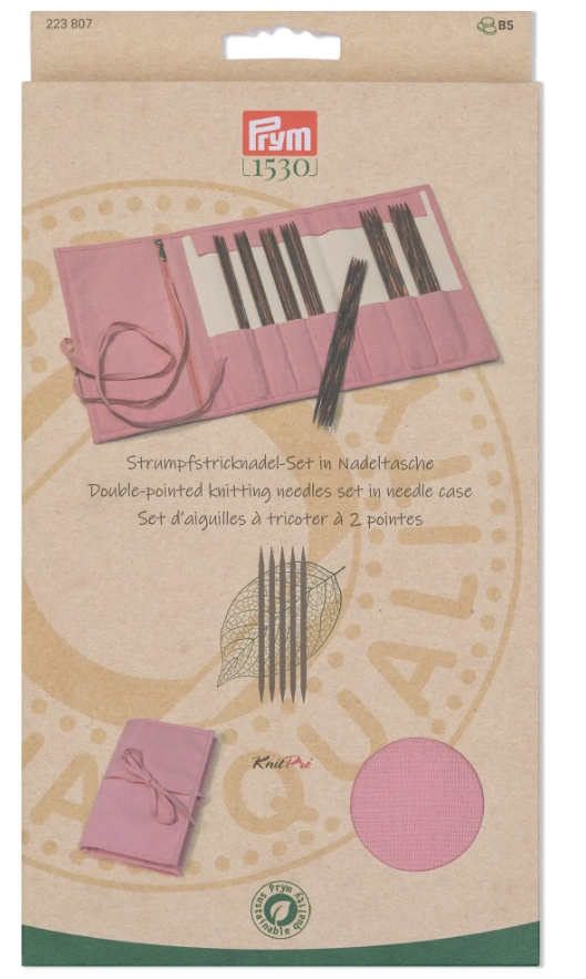 Strumpfstricknadel Set Natural 2,0-4,5mm Strumpfstricknadel Set Natural 2,0-4,5mm