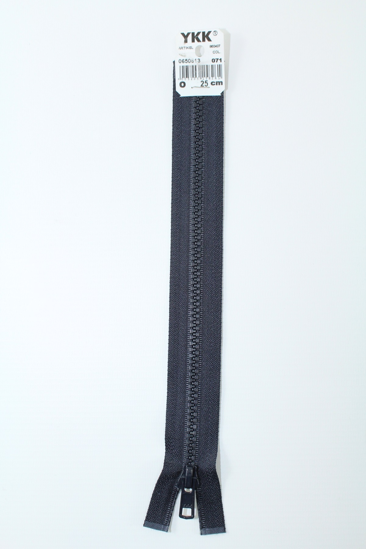 YKK - Reissverschlüsse 25 cm - 80 cm, teilbar, nachtblau