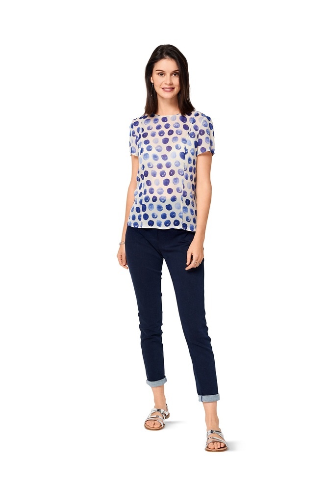 burda Schnitt 6525 "Top und Bluse und Teilungsnähte"