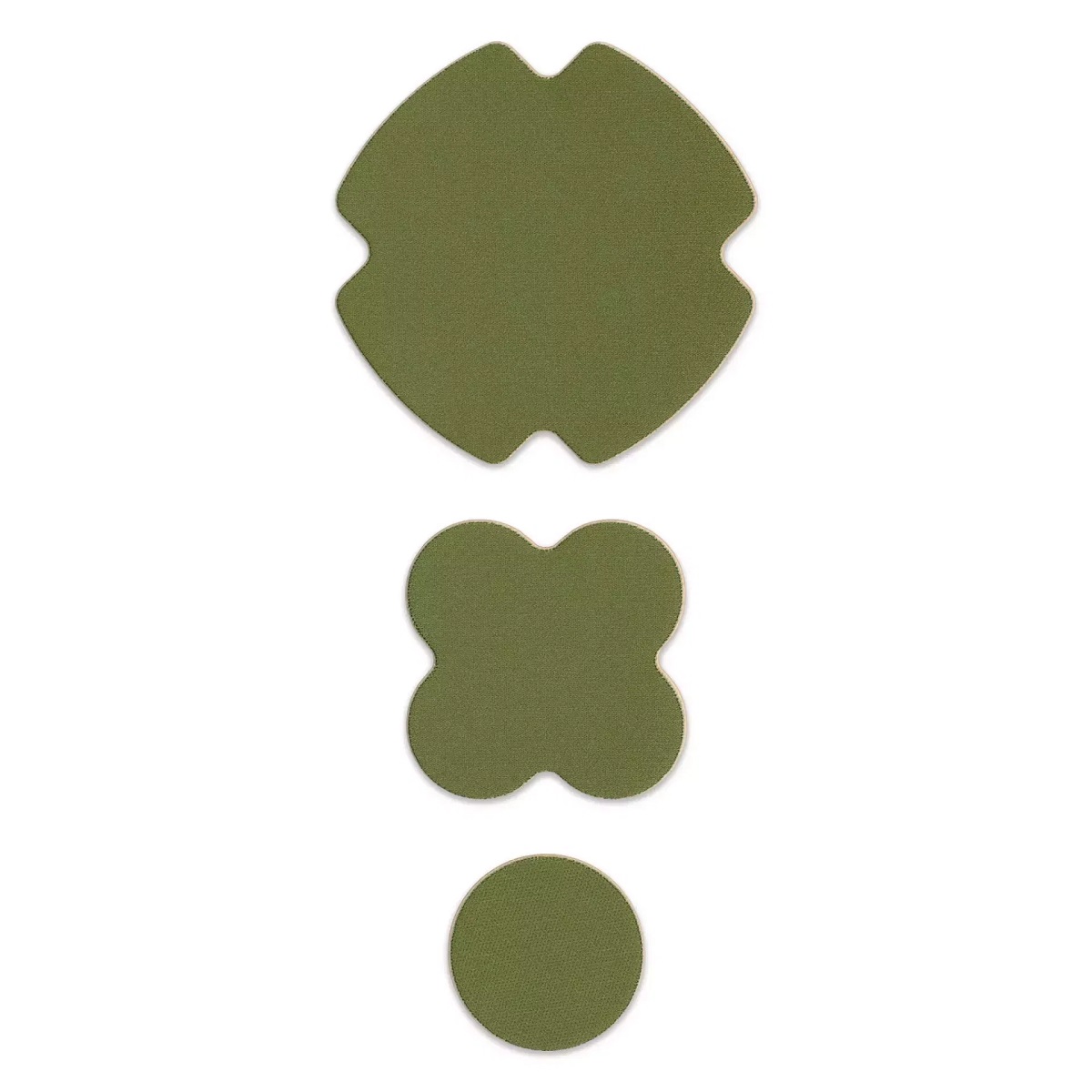 Rub-on Patch STRETCH, olivgrün