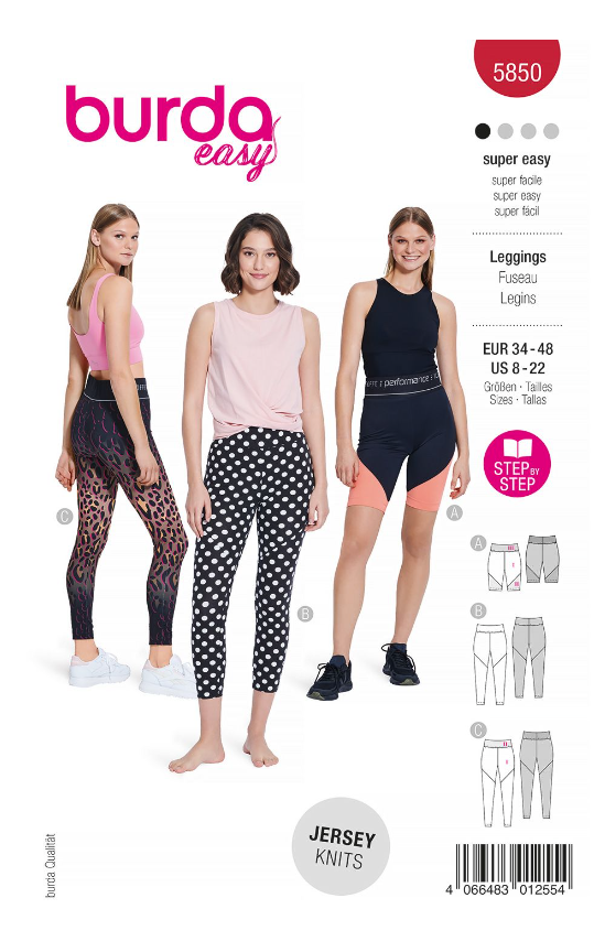 burda Schnitt 5850 "Hosen in verschiedenen Varianten" burda Schnitt 5850 "Hosen in verschiedenen Varianten"