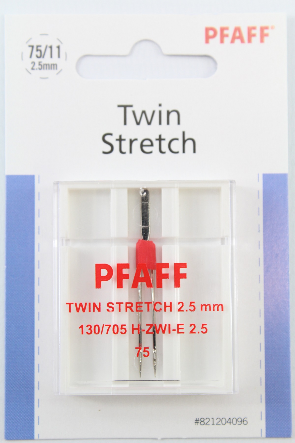 Original PFAFF Zwillingsnadel Stretch 130/705 H-Zwi-E 2,5 Original PFAFF Zwillingsnadel Stretch 130/705 H-Zwi-E 2,5
