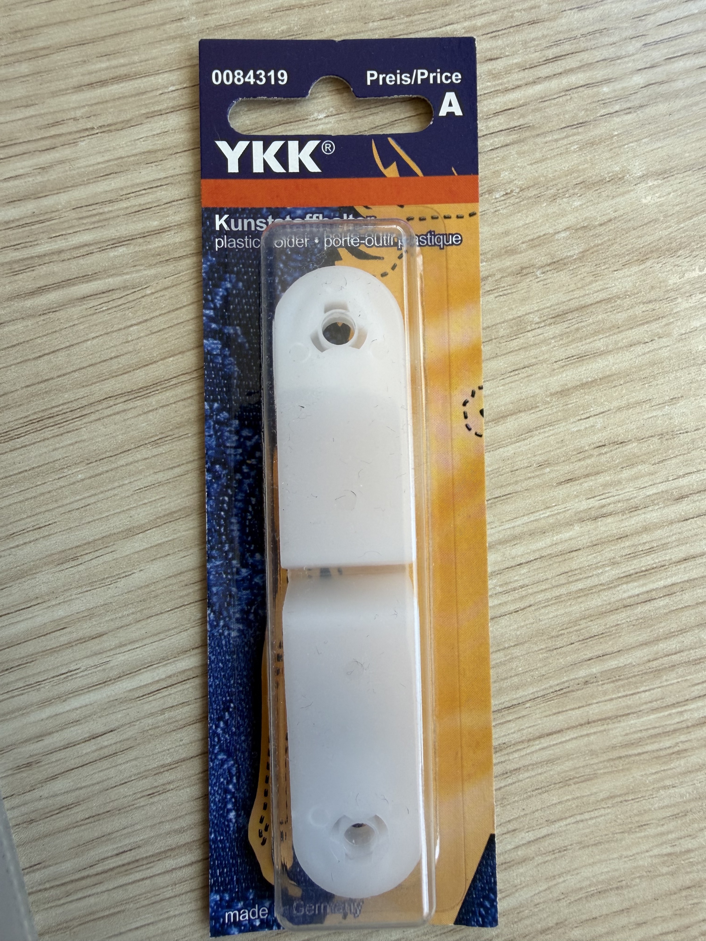 YKK Kunststoffhalter für Druckknöpfe