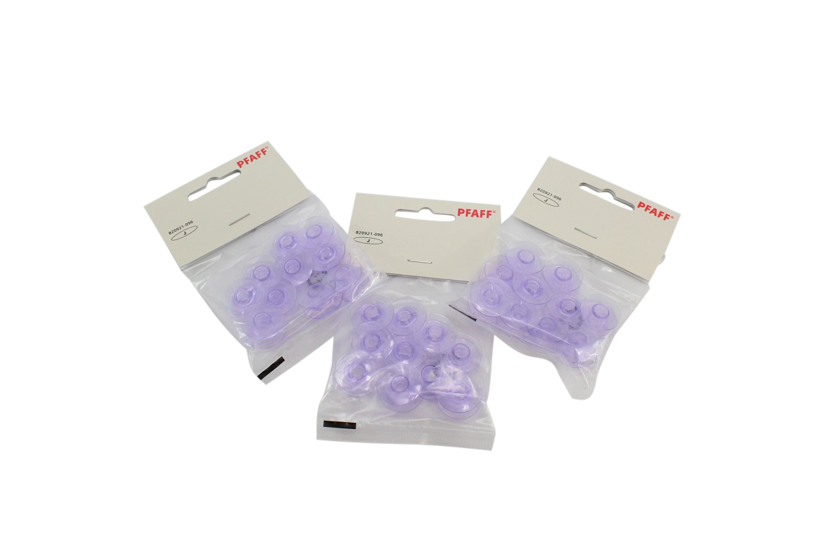 30 Original PFAFF - Spulen für die neuen expression u.a. - Kennung J 30 Original PFAFF - Spulen für die neuen expression u.a. - Kennung J