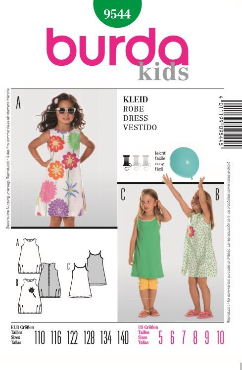 burda Schnitt 9544 "Sommerkleid" burda Schnitt 9544 "Sommerkleid"