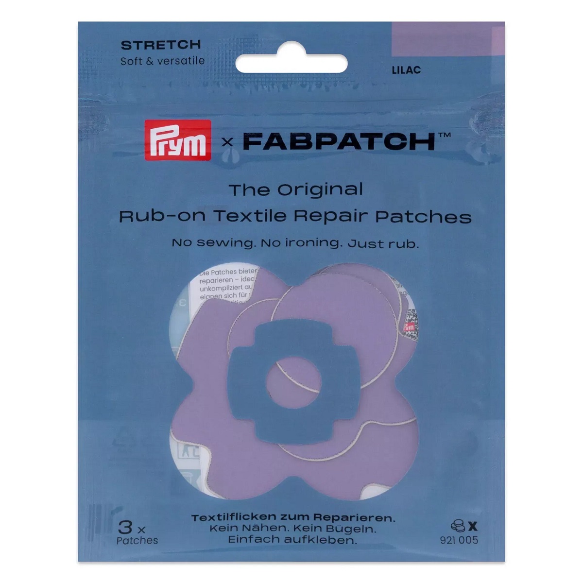 Rub-on Patch STRETCH, flieder