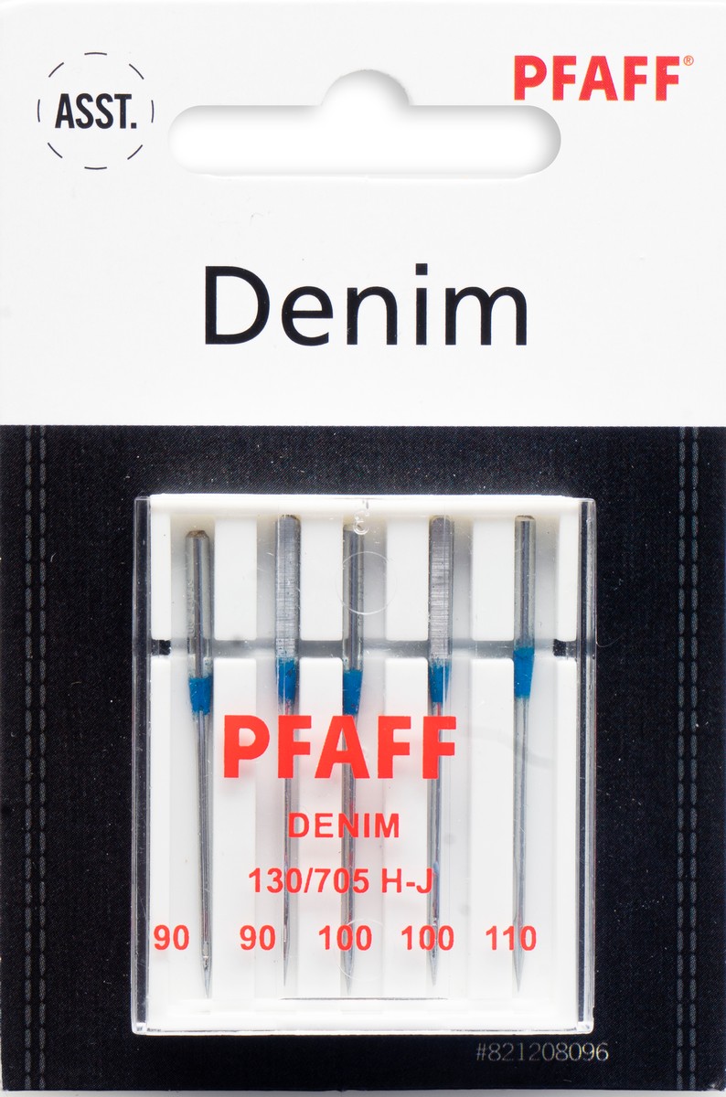 Original PFAFF Jeans/Denim Nadeln 130/705 H-J (Stärke 90/100/110) 5er Pack