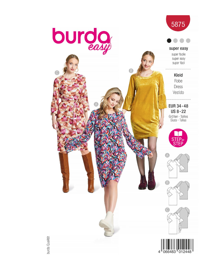 burda Schnitt 5875 "Schöne Kleider" burda Schnitt 5875 "Schöne Kleider"