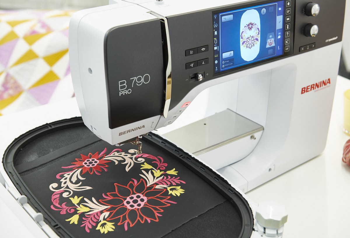 Bernina 790 PRO inkl. SDT Stickmodul mit neuen Features