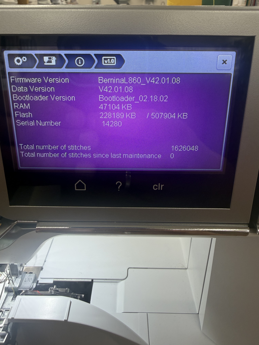 Bernina Overlock L860  junge Gebrauchte