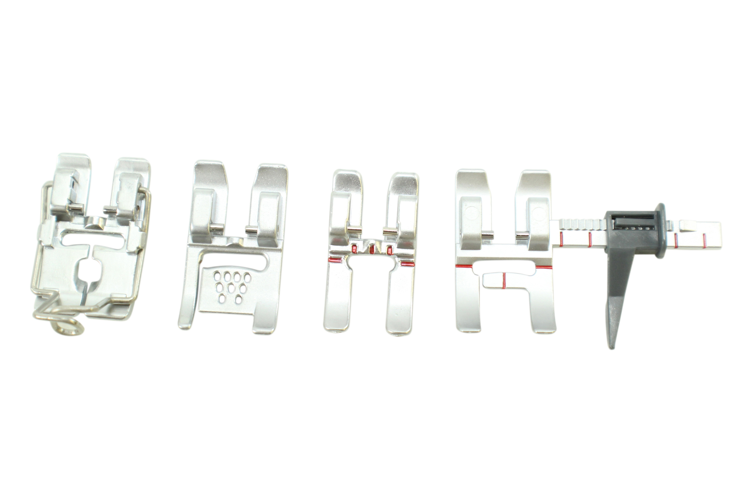 4er Füsschen Set für PFAFF Maschinen Absteppen , Verzieren u. Applizieren 4er Füsschen Set für PFAFF Maschinen Absteppen , Verzieren u. Applizieren