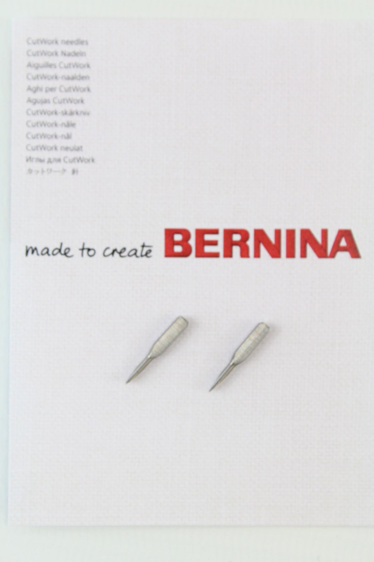 Original Bernina CutWork Ersatz Schneidenadeln Original Bernina CutWork Ersatz Schneidenadeln