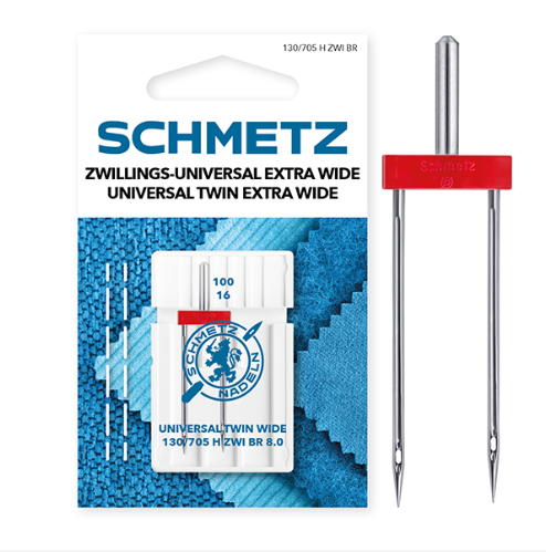 Schmetz Zwillingsnadel 130/705 H ZWI BR 8,0/100