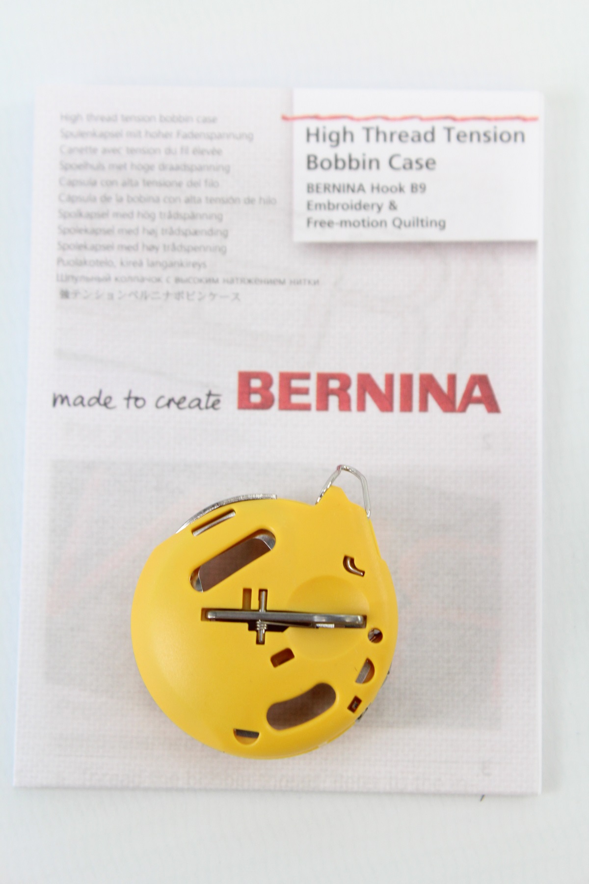 Original Bernina Spulenkapsel (gelb) Original Bernina Spulenkapsel (gelb)