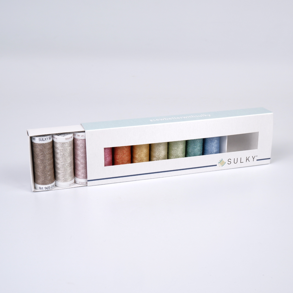 Sulky POLY SPARKLE 30 - Glittering Pastel (10x265m Spulen) Sulky POLY SPARKLE 30 - Glittering Pastel (10x265m Spulen)