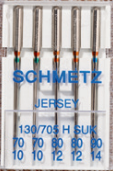 Schmetz Jersey 130/705 H SUK 70/10,80/12,90/14