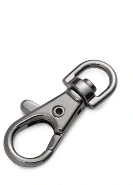 Karabinerhaken 7 x 38mm, gunmetal Karabinerhaken 7 x 38mm, gunmetal