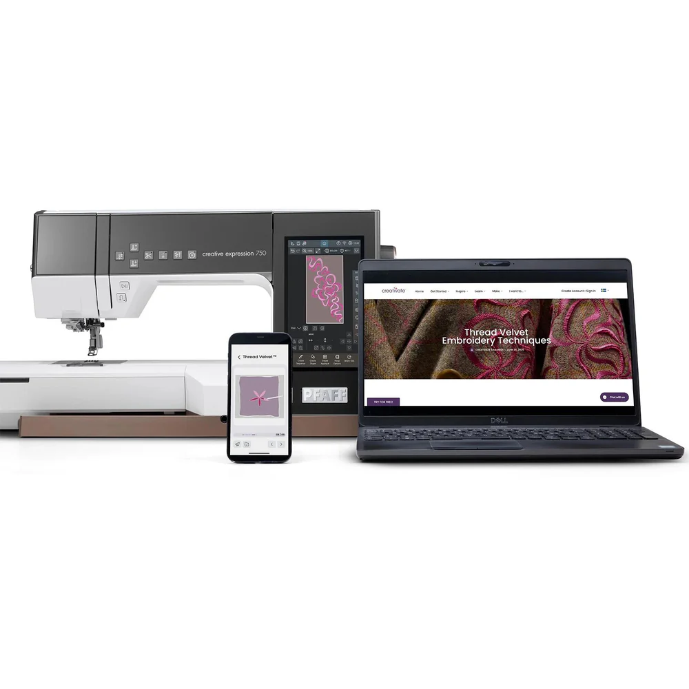 PFAFF creative expression 750 Näh- und Stickmaschine