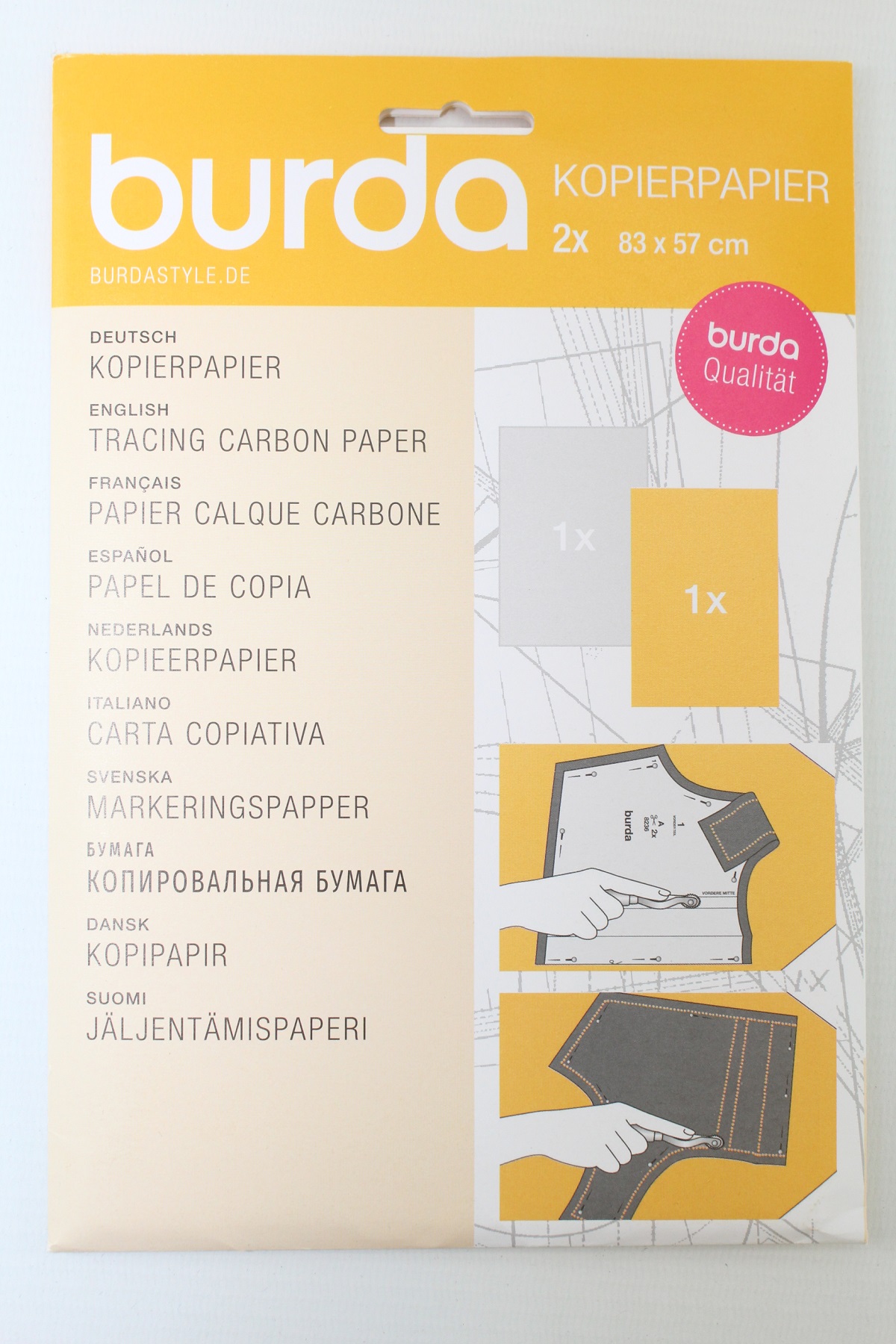 Kopierpapier 2 x 83cm x 57cm ( weiss und gelb) Kopierpapier 2 x 83cm x 57cm ( weiss und gelb)