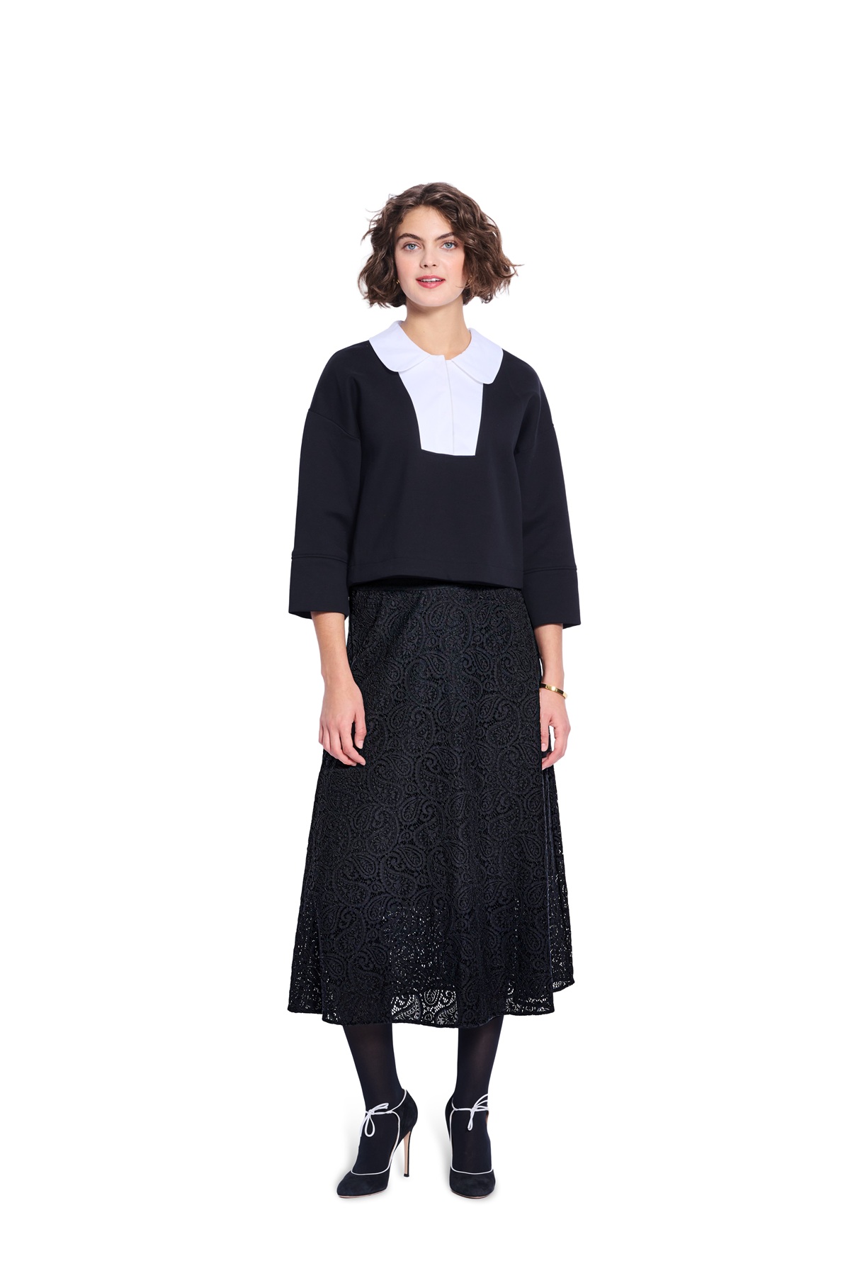 burda Schnitt 5608 - Boxy Pullover mit Kragenvarianten