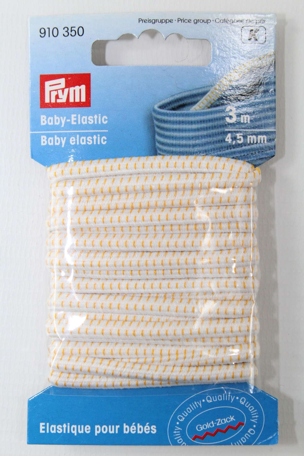 Gummi - Baby - Elastic 3 Meter / 4,5 mm Gummi - Baby - Elastic 3 Meter / 4,5 mm