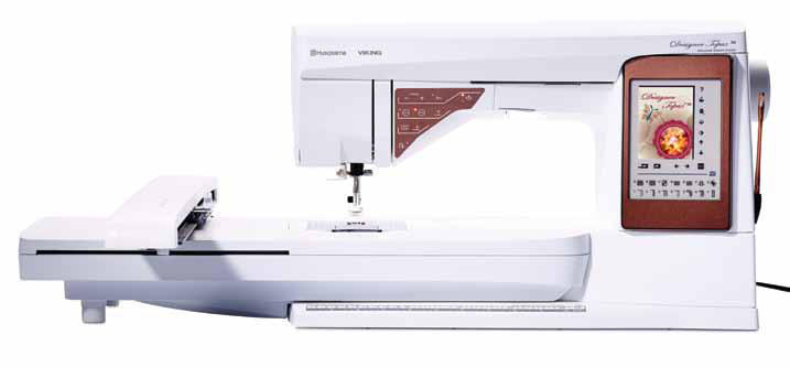 Husqvarna Viking Designer Topaz 50 inkl. Stickeinheit und Premier +2 Embroidery Extra - Code