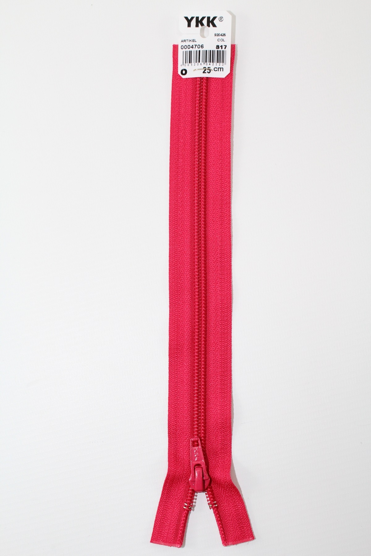 YKK - Reissverschlüsse 25 cm - 80 cm, teilbar, dunkelpink YKK - Reissverschlüsse 25 cm - 80 cm, teilbar, dunkelpink
