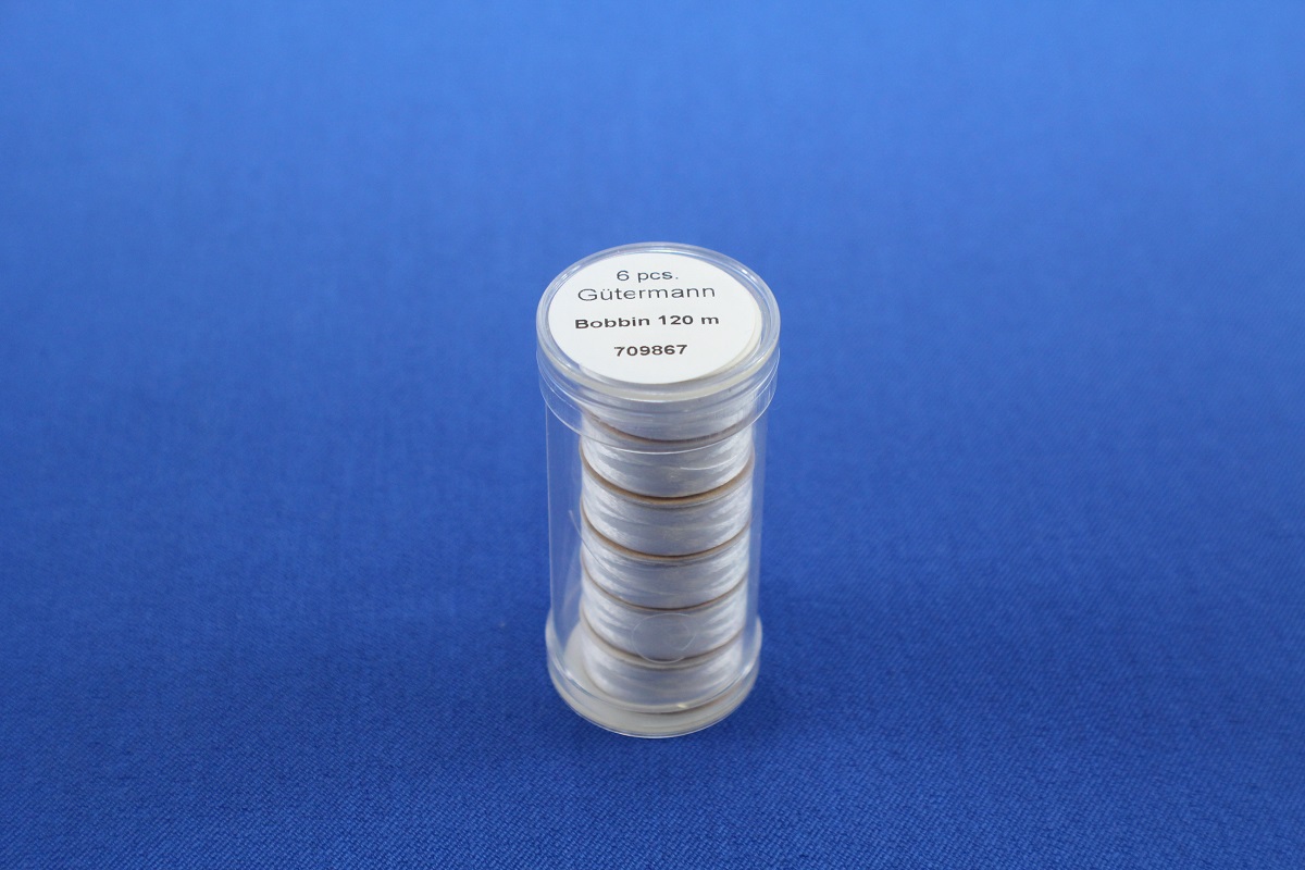 Gütermann Sulky Bobbin weiss (6x 120m) Gütermann Sulky Bobbin weiss (6x 120m)