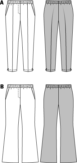 burda Schnitt 6859 "Hose und Schlupfhose und Gummizug" burda Schnitt 6859 "Hose und Schlupfhose und Gummizug"