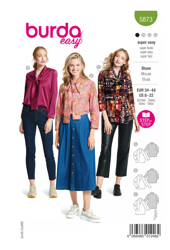burda Schnitt 5873 "Blusen" burda Schnitt 5873 "Blusen"