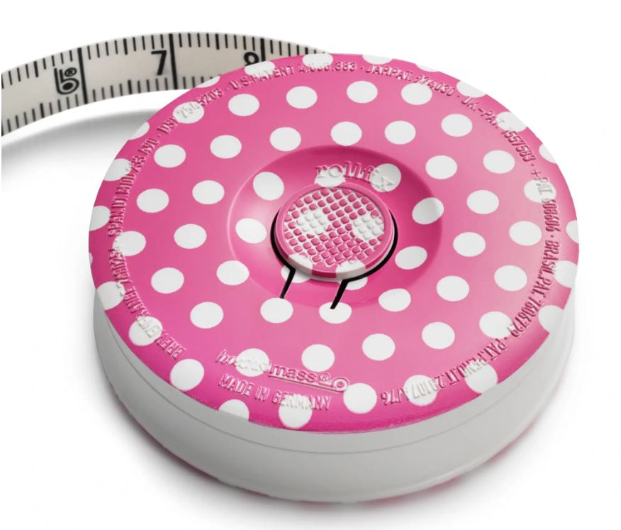 Rollmaßband Prym Love, pink, 150cm