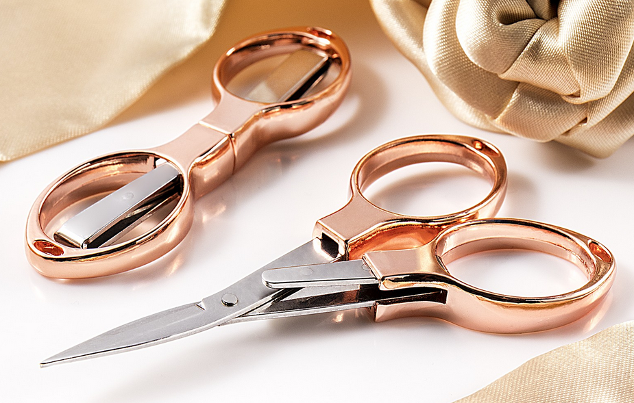 kleine Klappschere in roségold kleine Klappschere in roségold