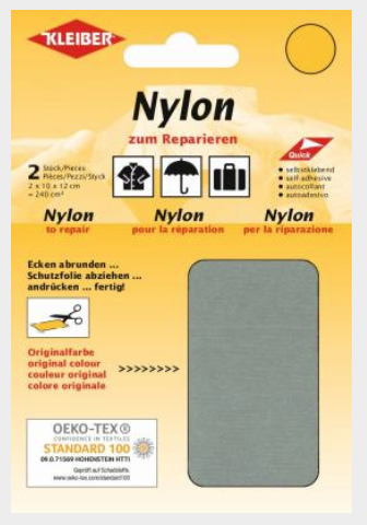 Nylon zum reparieren grau Nylon zum reparieren grau