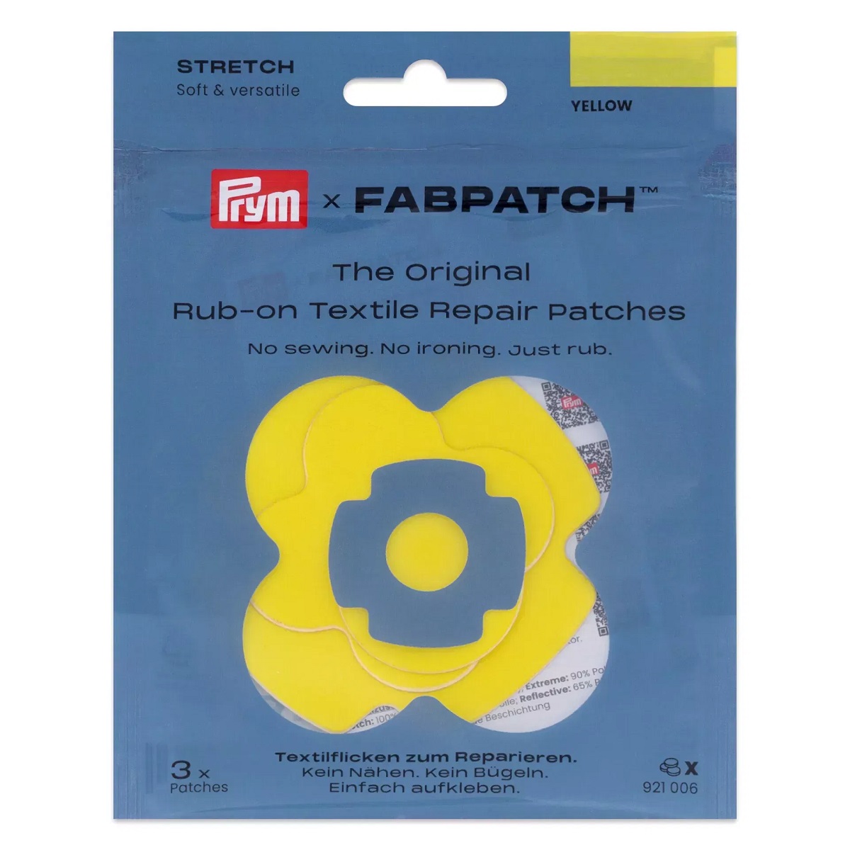 Rub-on Patch STRETCH, gelb