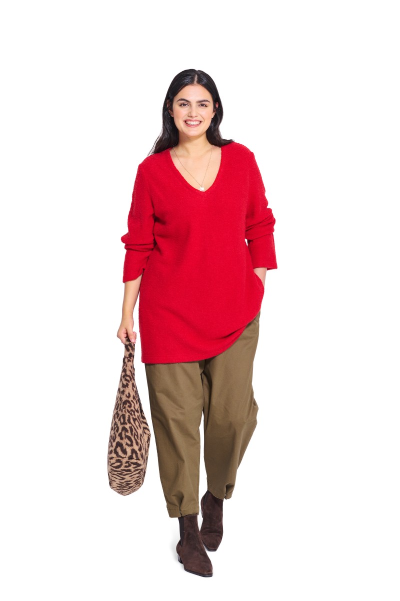 burda Schnitt 5612 - Pullover optional mit Schalkragen