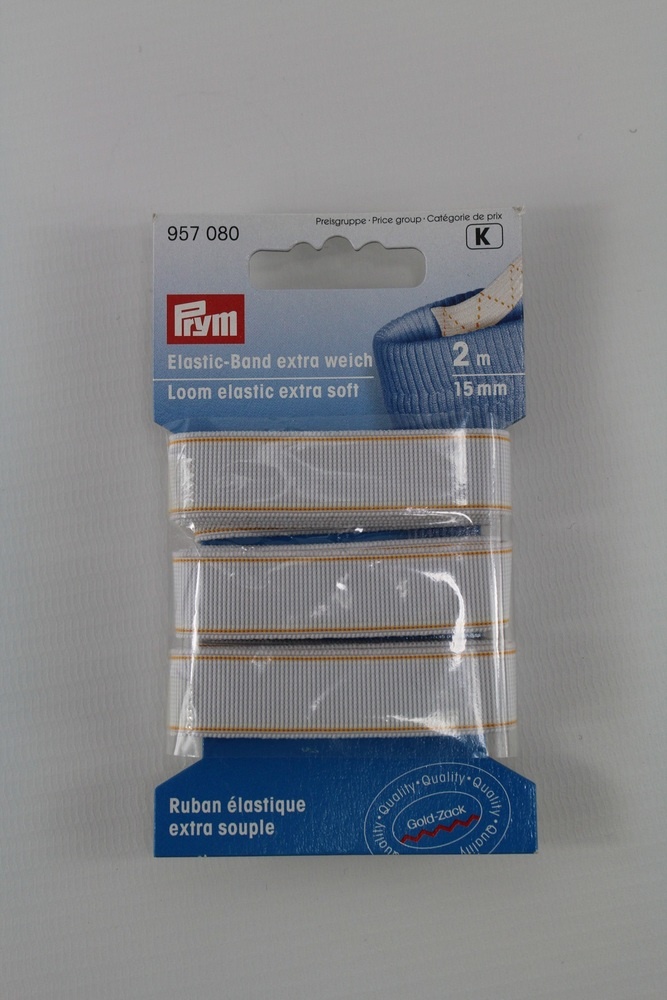 Gummi - Elastic - Band extra weich 2 Meter / 15mm